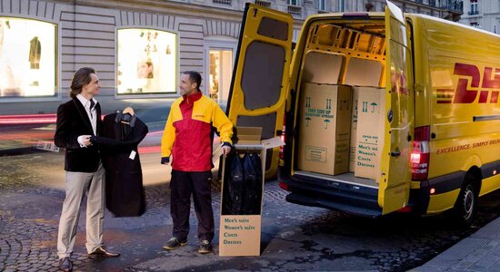 fashion delivery by DHL