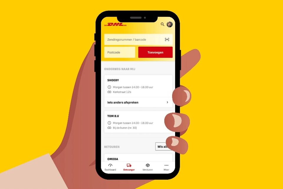 Mijn DHL app