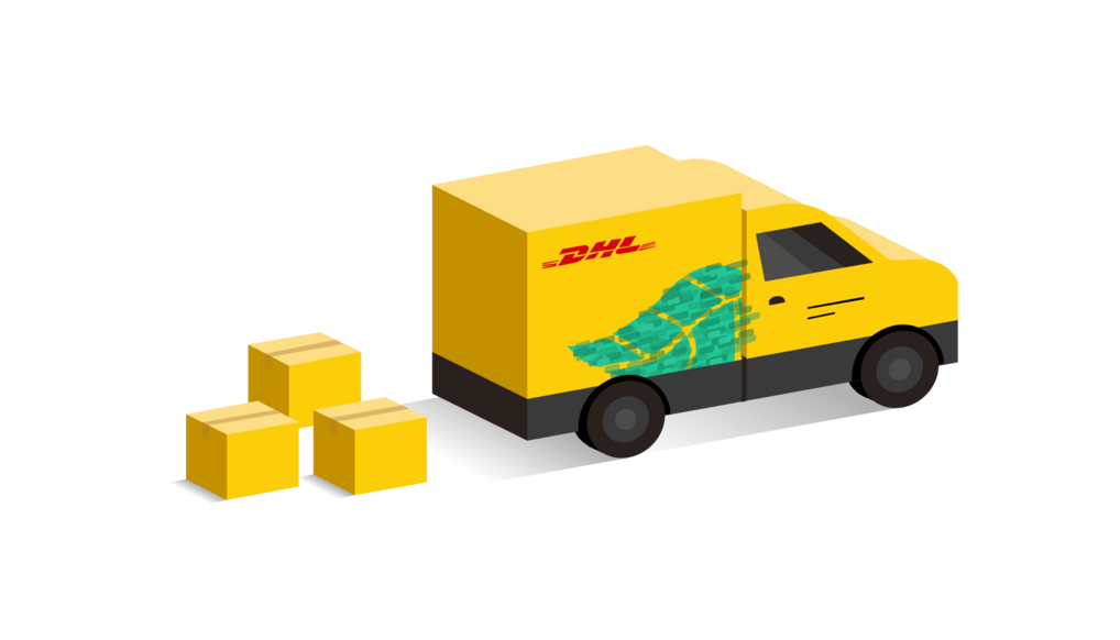 Pakket versturen naar Frankrijk DHL
